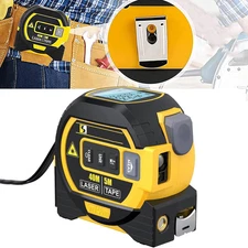 Tape Measure, 3 in 1 Digital Distance Meters with LCD Display, 40M Measure, 5M T