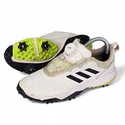 ADIDAS EF1219 Junior Codechaos BOA White/Green Golf Soft Spike Youth/Boys Size 6