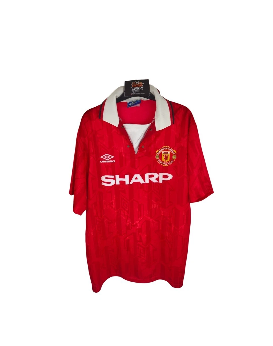 Maillot De Foot Vintage Manchester United Umbro - Occasion - Angleterre