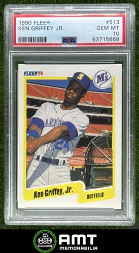 Ken Griffey Jr. PSA 10 1990 Fleer Seattle Mariners #513 5668
