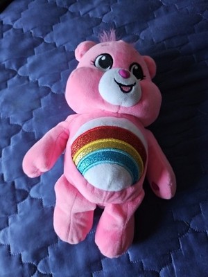 2020 Care Bears Unlock The Magic Rainbow Cheer 9  Tall Bear Plush