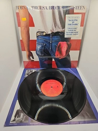 Bruce Springsteen Born in the USA Vinyl LP Record (1984) Columbia Records 33rpm