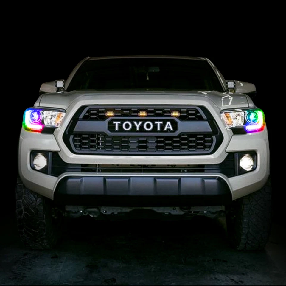 For 2016-2021 Toyota Tacoma ORACLE Dynamic ColorSHIFT® RGBW Headlight DRL Kit Foto 2 de 4