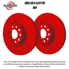 Front Disc Brake Rotor Set for 1994-1995 Volkswagen Jetta