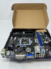 MSI H81M-P33 LGA 1150 Socket DDR3 MicroATX Motherboard  i5-4690K CPU UNTESTED