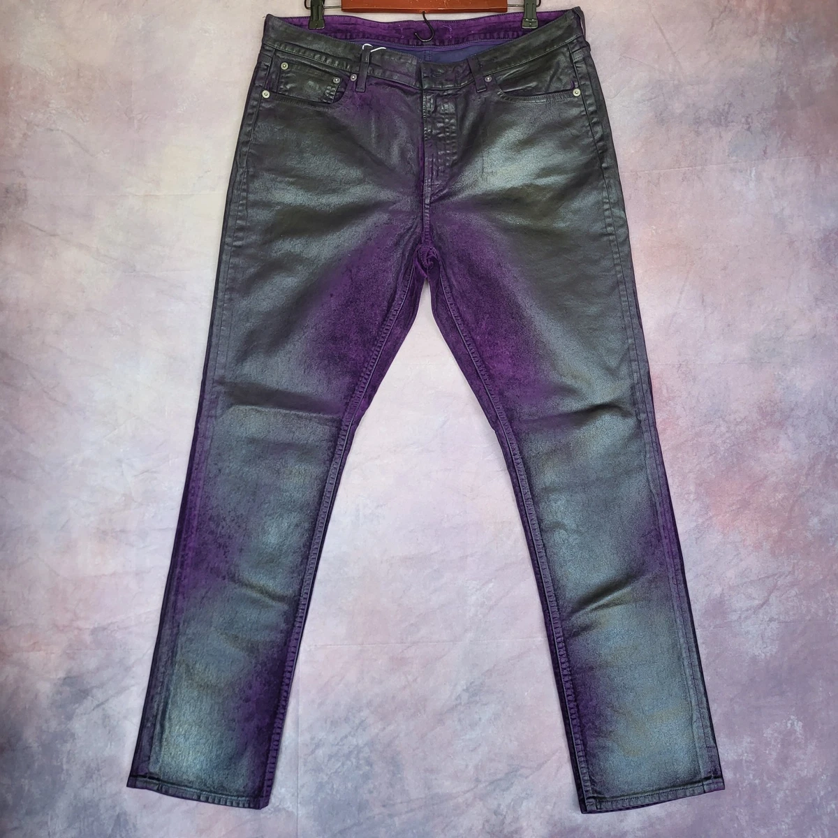 Purple Regular Size Jeans for Men for sale | eBay
