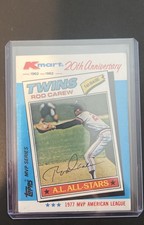 1982 Topps Kmart MVP Series - Rod Carew #31