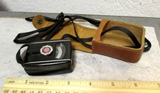 vintage GE General Electric light Exposure meter Mascot  leather Case, works