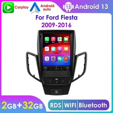 9.7" Touch Screen Android 13 CarPlay Car Stereo Radio For Ford Fiesta 2009-2016