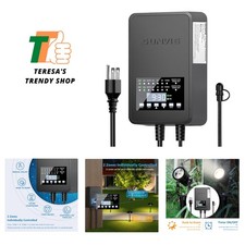 Durable Landscape Transformer 200W with Independent Control and Circuit Safety