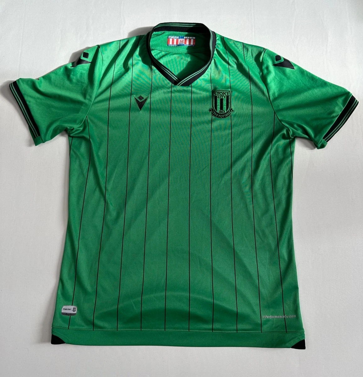 Maillot Extérieur Stoke City 2018/19 Macron Taille Enfant 3XS (short Inclus)