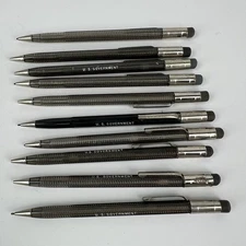 10 Vintage Skilcraft US Government Pencils Mechanical Grey