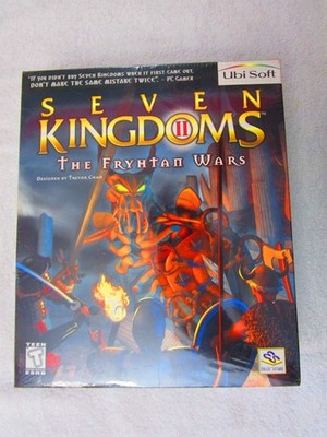 Seven Kingdoms II: The Fryhtan Wars PC CD-ROM Game (1999, Ubisoft Complete)