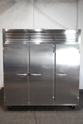 NEW TRAULSEN THREE SECTION SELF-CONTAINED PASS-THRU REFRIGERATOR MODEL RHT332NPU