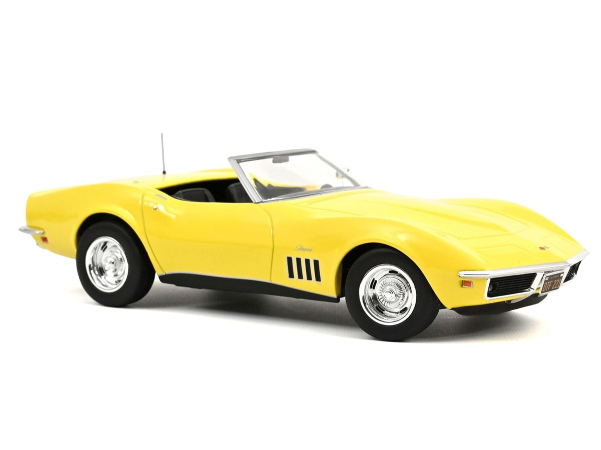ホットウィール シボレー・コルベット ZL-1 1969 イエロー 1/18 Hot