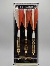 Unicorn  Pure Gold Plate  Steel-Tip Darts Set   Made in England, Vintage Barrel