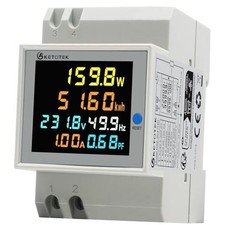 KETOTEK Single Phase Energy Meter Din Rail Electricity Usage Monitor AC 40 