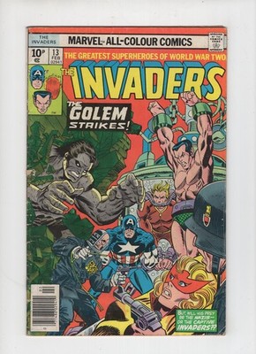 Invaders #13 (1977) UK pence variant, Marvel Comics