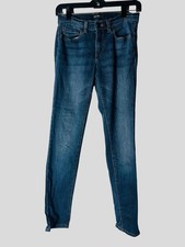 Joe Fresh Women's Jeans Size 27 (4) Blue Denim Jegging Low Rise