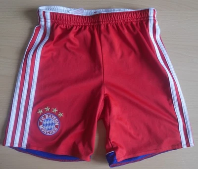 FC Bayern München Short De Sport 2009/10 Adidas Rouge Gr. 140 - Photo 1/4