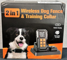 Muumlu Wireless Dog Fence Training Collar NEW