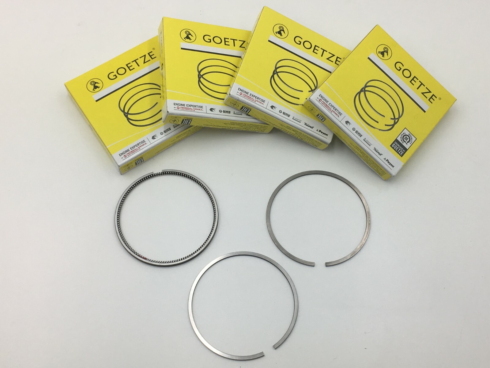 X4 pcs. PISTON RINGS SET 08-785400-00 FITS FOR GOETZE 82.6 mm 2.5-2.0-3.0 mm