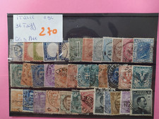 ITALIE COLLECTION DE TIMBRES CLASSIQUES OBLITERES  2 PHOTOS lot 270
