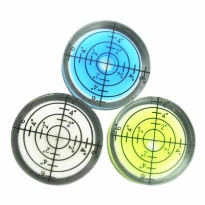 Spirit Level Bubble 32mm x 7mm Mini Round Bullseye Leveller Boat Caravan Tile UK
