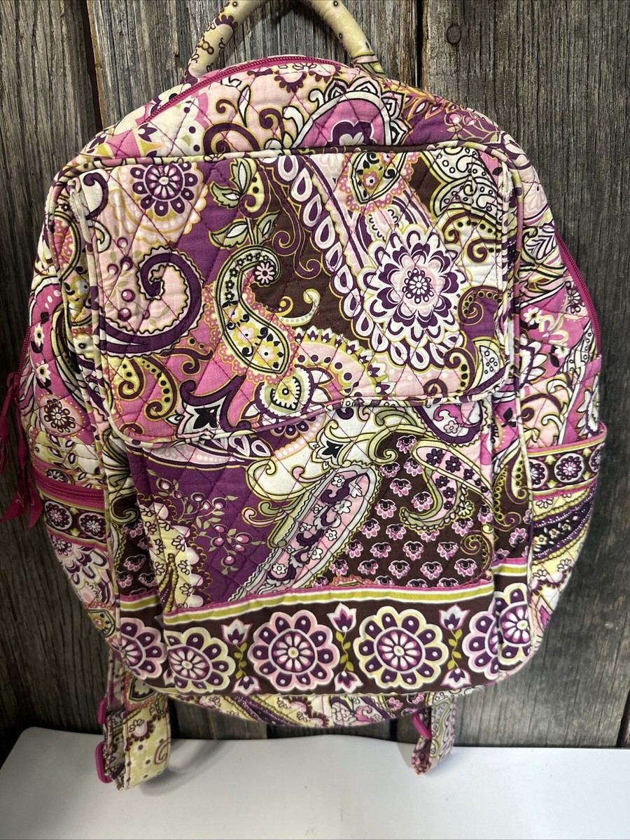 Vera Bradley Vintage Iconic Campus Backpack - Wildflower 