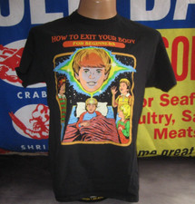 Camisa STEVEN RHODES Cómo salir de tu cuerpo para principiantes para hombre L ARTE SIN HILOS