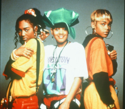 LMP50-028 1980s TLC Lisa Lopes Chilli Tionne Watkins Orig 35mm COLOR SLIDE