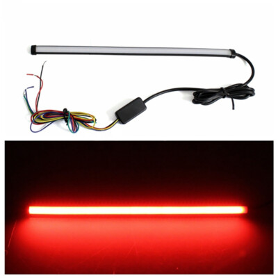 Fascia LED Universale Per Moto: Frecce Sequenziali, Luce Freno E Retronebbia, 12V, Impermeabile - Foto 4