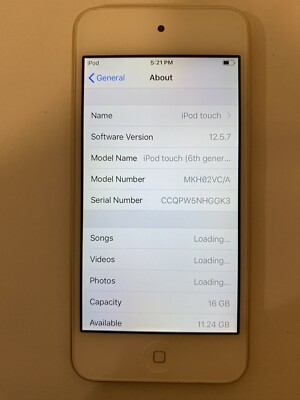 Apple iPod touch 6th Generation Gold (16GB) 888462349932| eBay