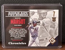 2017 Chronicles GOLD Manuel Margot RC 124/399 #113 San Diego Padres
