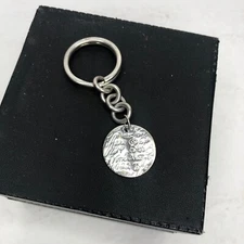 Tiffany and Co. (stamped) 925 Silver Key Chain New York 5th Avenue 13 grams VTG