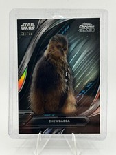 2024 Topps Chrome Black Star Wars - Chewbacca The Force Awakens 089/199 13