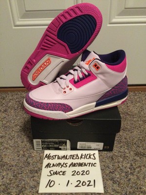 jordan retro 3 barely grape
