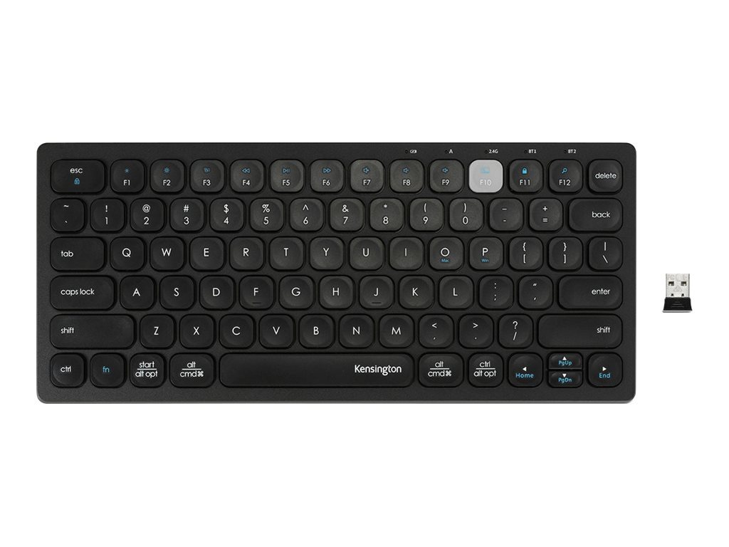 Kensington Kompakte Multi-Device Dual Wireless Tastatur DE Tastiera K75502DE