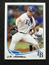 J.P. HOWELL #65 2013 Topps Series 1 Baseball QTY Tampa Bay Rays