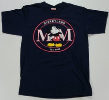 Rare Vintage MICKEY INC Disneyland Est. 1955 Big Logo T Shirt 90s Made In USA L