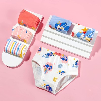 Sous-vêtements Bébé Fille - Coton Doux, Pack Slips - Lavable Machine, Confort Tout-Petit