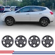16" Hub Cap Set Of 4 Wheel Covers For 2008-2015 Nissan Rogue / Rogue Select 