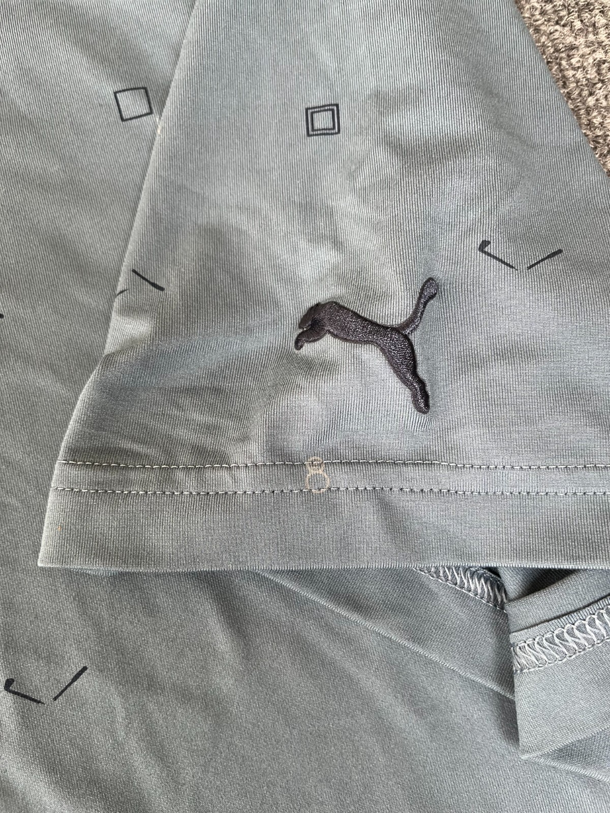 NWT Puma Evening Sky Marine Color Cloudspun Golf Polo Shirt Size XXL thumbnail 6