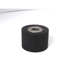 6x30x20mm Polyurethane Shielded Bearing with Black PU Nylon Tire roller wheel