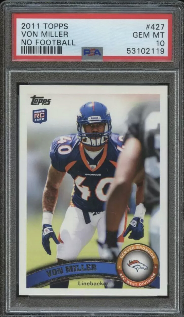 Von Miller Topps #427 No Football