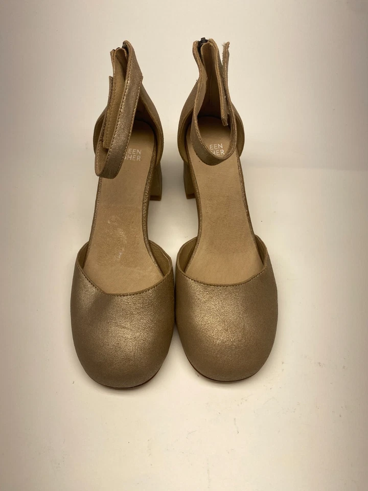 Zapatos de salón Eileen Fisher para mujer indi metálicos con agarre al tobillo talla 9 Foto 2 de 4