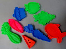 Vintage Mattel 1972 Tuff Stuff Grocery Items for Kitchen Cart Play 8pcs Used