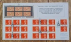 1993 GB Britain's First Self Adhesive Stamp 1st Class Pane Benham D209A Card