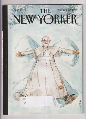 The New Yorker December 23-30, 2013 Snow Angel Cover, World Changers Issue,  The
