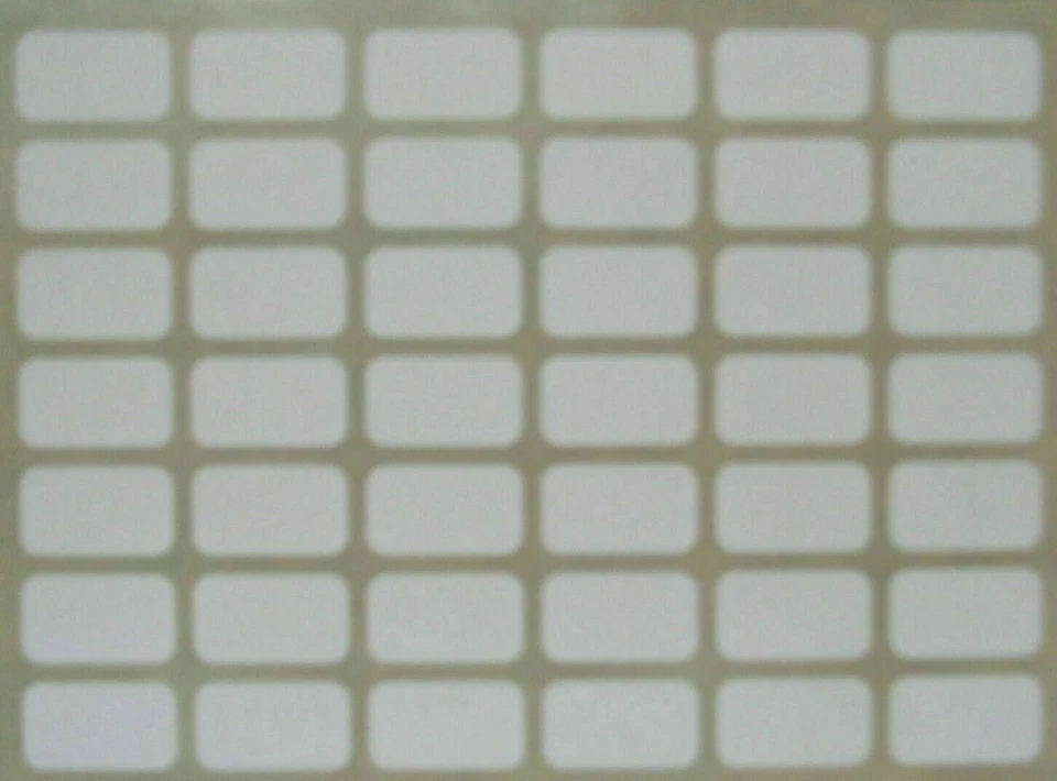 STIKKERS 294 SELF ADHESIVE PLAIN WHITE MINI LABELS STICKER BLANK PRICE CODE STICKY SMALL